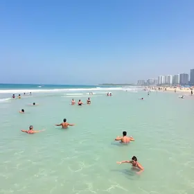 pontos de praia próprios para banho em Fortaleza